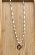 Collier Céleste argenté